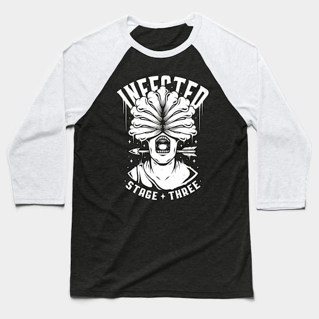 Infected Baseball T-Shirt by Alundrart